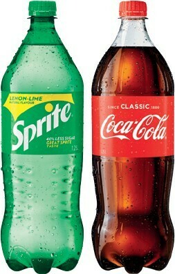 IGA Coca-Cola, Sprite, Fanta or Mount Franklin Lightly Sparkling Water 1.25 Litre Selected Varieties offer