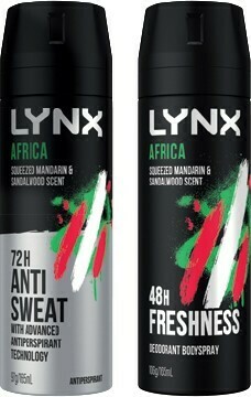 IGA Lynx Antiperspirant or Body Spray 165mL Selected Varieties offer