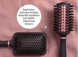ALDI Hairbrush with boar and nylon bristles offer