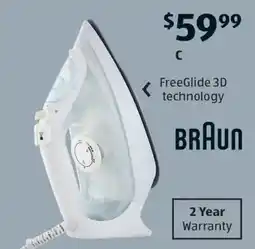 ALDI Braun texstyle 3 steam iron offer