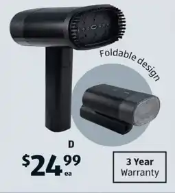 ALDI Foldable garment steamer offer
