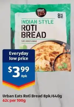 ALDI Urban eats roti bread offer