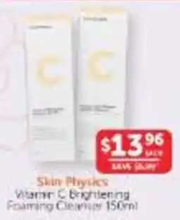WHOLELIFE Skin Physics Vitamin C Brightening Foaming Cleanser offer