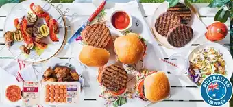 Coles Coles Beef, Thyme & Parsley Burgers 500g or Coles Beef & Pork Meatballs 560g offer