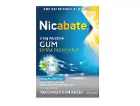 Good Price Pharmacy Nicabate Gum 2mg Extra Fresh Mint 100 Pack offer