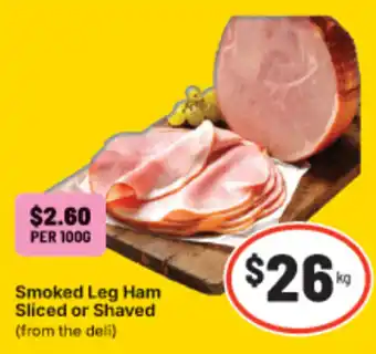 IGA Smoked Leg Ham offer
