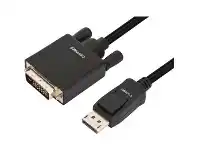 Officeworks Comsol Male to Male DisplayPort to DVI-D AV Cable 2m offer