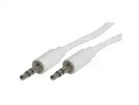 Officeworks Comsol 3.5mm Male-Male Audio Cable 2m White offer
