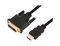 Officeworks Comsol Male HDMI to Male DVI-D AV Cable 2m offer