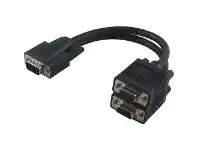 Officeworks Comsol Male to 2 x Female 15 Pin VGA AV Splitter Cable offer