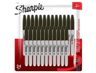 Officeworks Sharpie 24 Pack Fine Permanent Markers offer