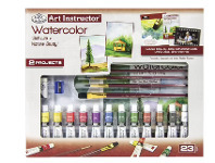 Officeworks Royal & Langnickel Art Instructor Watercolour Paint Set offer