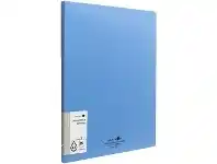 Officeworks Aqua Drops A4 Display Book 20 Pocket Pale Blue offer