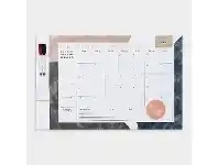 Officeworks Otto A2 Dry Erase Monthly Wellness Planner Magnetic offer