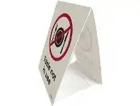 Officeworks DURUS Table Not In Use Tent Sign offer