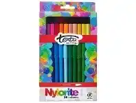 Officeworks Texta Nylorite Coloured Markers Assorted 36 Pack offer
