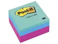 Officeworks Post-it Notes Memo Cube Pink Wave offer