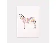 Officeworks GO Stationery A5 Trend Notebook Rainbow Zebra offer
