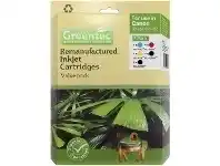 Officeworks Greentec Canon CLI 526 Black and Colour 6 Ink Value Pack offer
