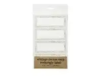 Officeworks Vintage Map Rectangle Label 100 x 38mm 20 Pack offer