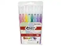 Officeworks Texta Smart Tip Markers 8 Pack Pastel offer