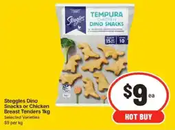IGA Steggles Dino Snacks offer