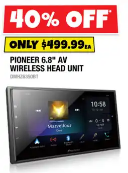 Autobarn Pioneer 6.8" AV Wireless Head Unit offer