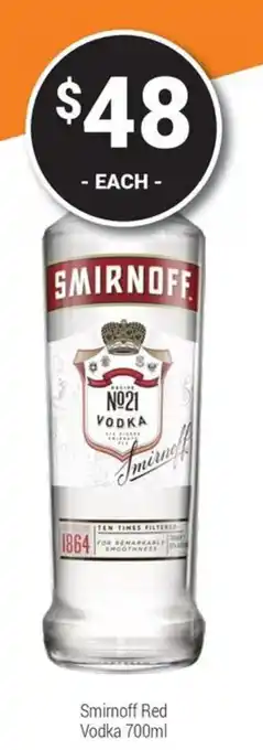 Smirnoff Red Vodka