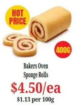 Farmer Jack's Bakers Oven Sponge Rolls offer