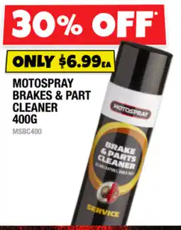 Autobarn Motospray brakes & part cleaner offer