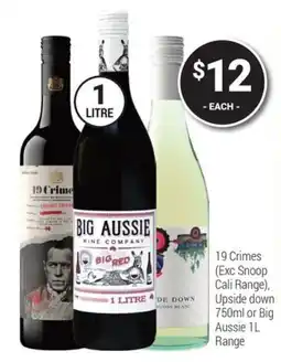 Super Cellars 19 Crimes Big Aussie Big Red offer