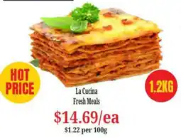 Farmer Jack's La Cucina Fresh Meals offer