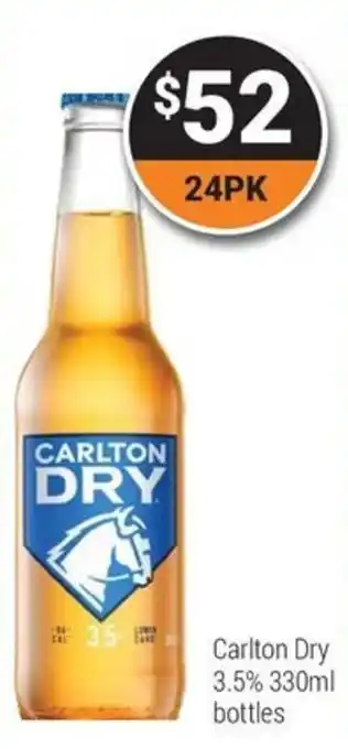 Super Cellars Carlton Dry offer