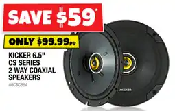 Autobarn Kicker 6.5" CS Series 2 Way Coaxial Speakers offer