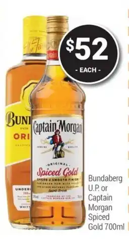 Super Cellars Captain Morgan Spiced Gold offer