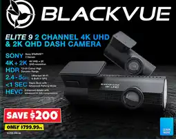 Autobarn Blackvue elite 92 channel 4k uhd & 2k qhd dash camera offer