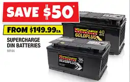 Autobarn Supercharge Din Batteries offer