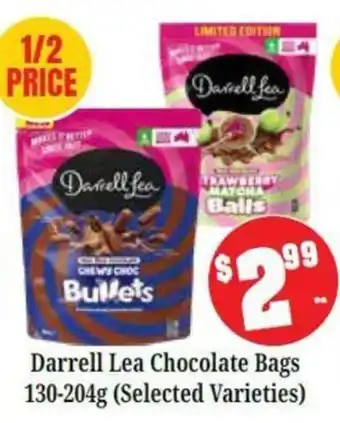 Farmer Jack's Darrell Lea Chocolate Bags offer
