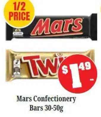 Farmer Jack's Mars Confectionery Bars offer