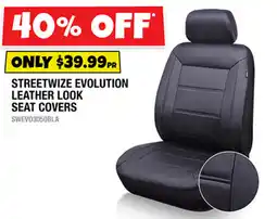 Autobarn Streetwize Evolution Leather Look Seat Covers offer