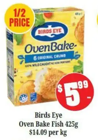 Farmer Jack's Birds Eye Oven Bake Fish offer