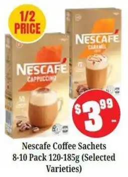 Farmer Jack's Nescafe Coffee Sachets offer