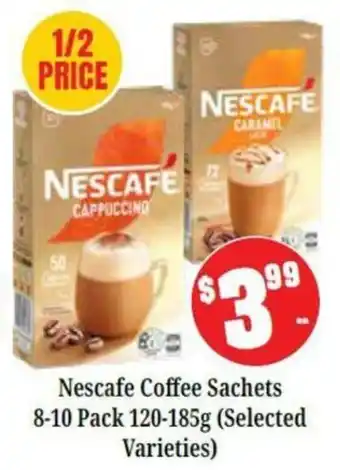 Farmer Jack's Nescafe Coffee Sachets offer