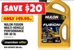 Autobarn Nulon Fusion Multi-Vehicle Performance 5W-30 offer