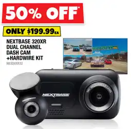 Autobarn Nextbase 320xr Dual Channel Dash Cam + Hardwire Kit offer