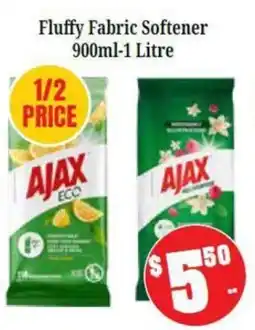 Farmer Jack's Fluffy Fabric Softener Ajax Eco offer