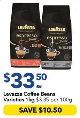 Ritchies Lavazza Coffee Beans Varieties offer