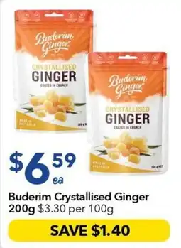 Ritchies Buderim Crystallised Ginger offer