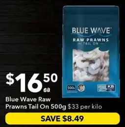 Ritchies Blue Wave Raw Prawns Tail On offer