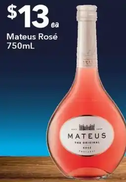 Ritchies Mateus Rosé offer